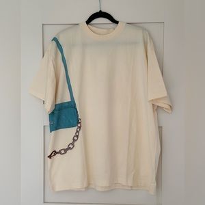 NWT Jaquemus Handbag Print T-Shirt